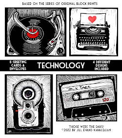 Obsolete Technology Boxed Set of Eight Cards