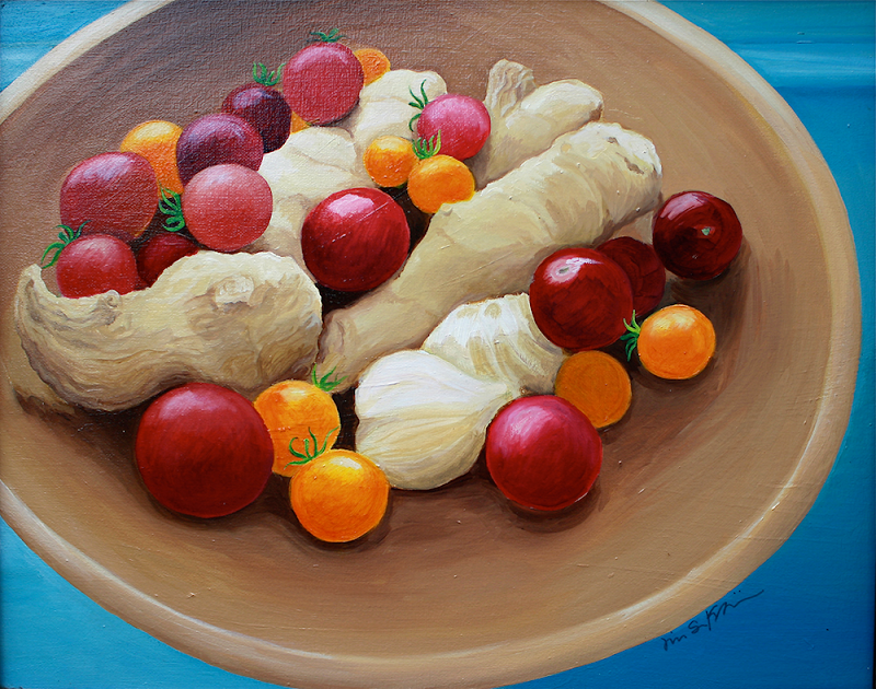 Kitchen Bowl, oil on canvas, 16" x 20", SOLD.
